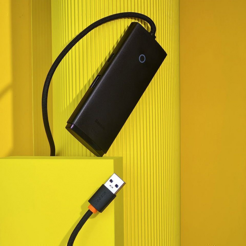 USB-Хаб Baseus Lite Series 4-in-1 (USB-A to USB 3.0*4) (1m) — Придбати в Україні - фото 5