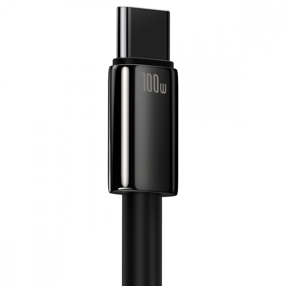 Кабель Baseus Tungsten Gold Fast Charging USB to Type-C 100W (2m) - фото 7