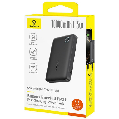 Купить Портативная Батарея Baseus EnerFill 15W 10000mAh 65217 - Ncase