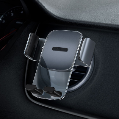 Тримач в машину Baseus Easy Control Clamp (Applicable to Round Air Outlet)