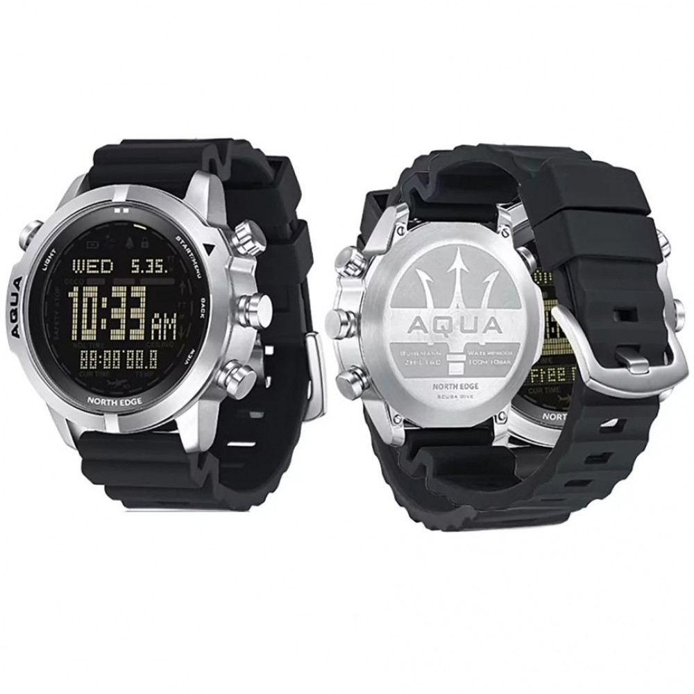 Цифровые Часы NORTH EDGE AQUA silver на картинке №5