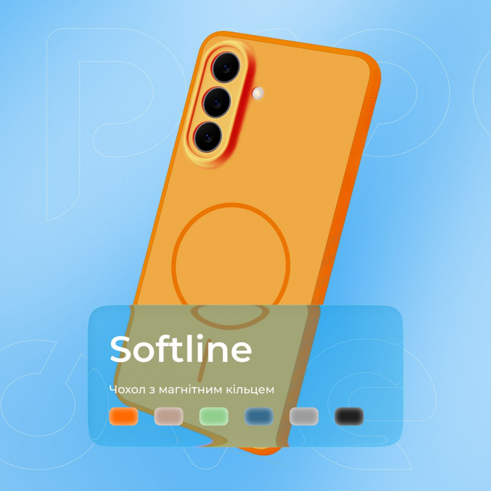Чехол Proove Softline Case with Magnetic Ring Xiaomi Redmi Note 14 4G (Global) 163.3mm black (PCLCXRN1442) Черный на картинке №3