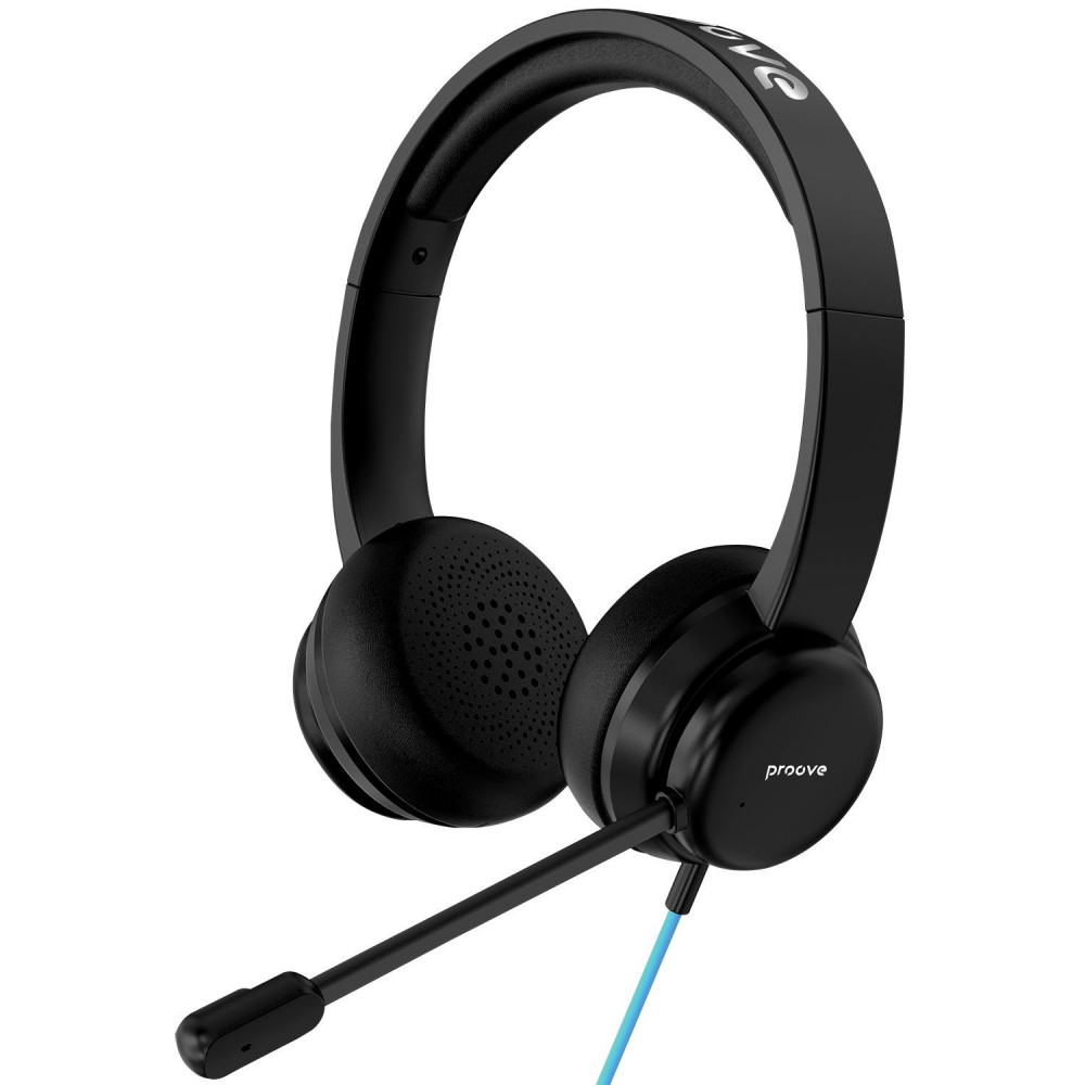 Проводные наушники Proove AgentPro black (HPAP00100001) Черный на картинке №1