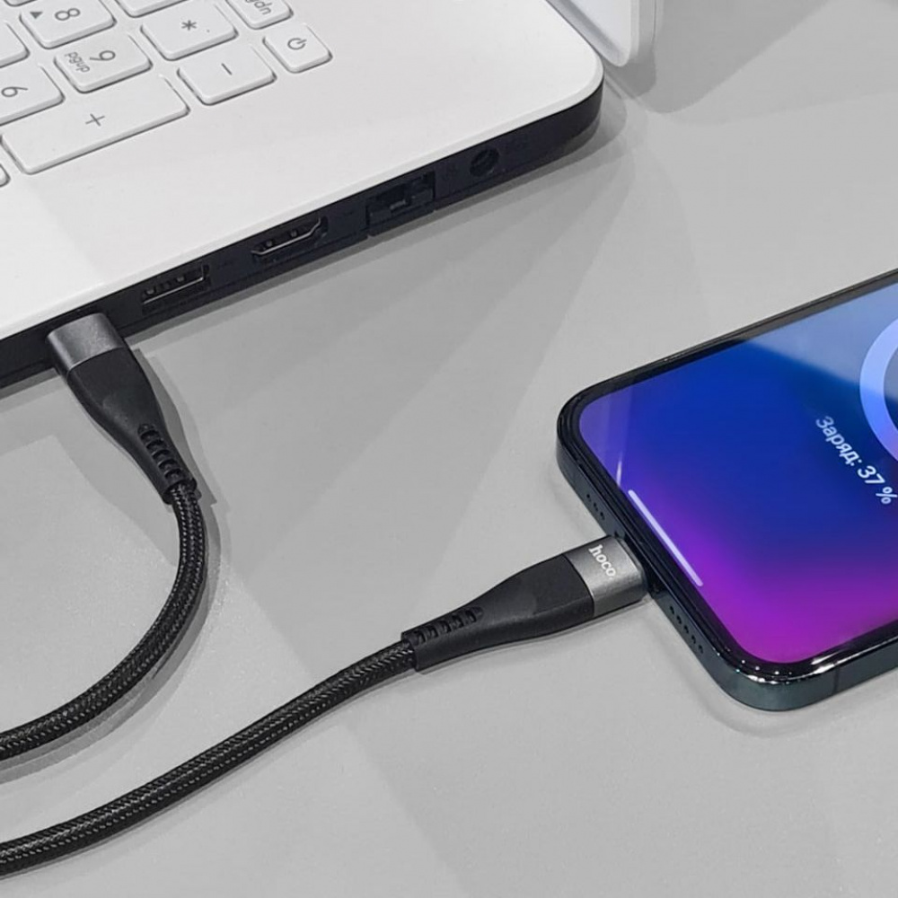 Кабель Hoco U99 Vortex Magnetic PD Lightning (1.2M) — Придбати в Україні - фото 6