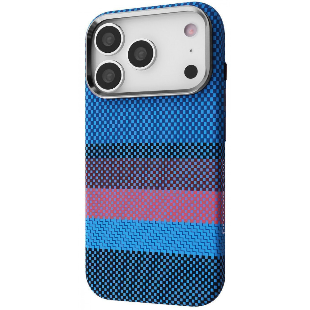 Чохол Proove Gleam Case with Magnetic Ring iPhone 17 Pro blue borders (PCGCIP17P064) сині краї на малюнкі №1