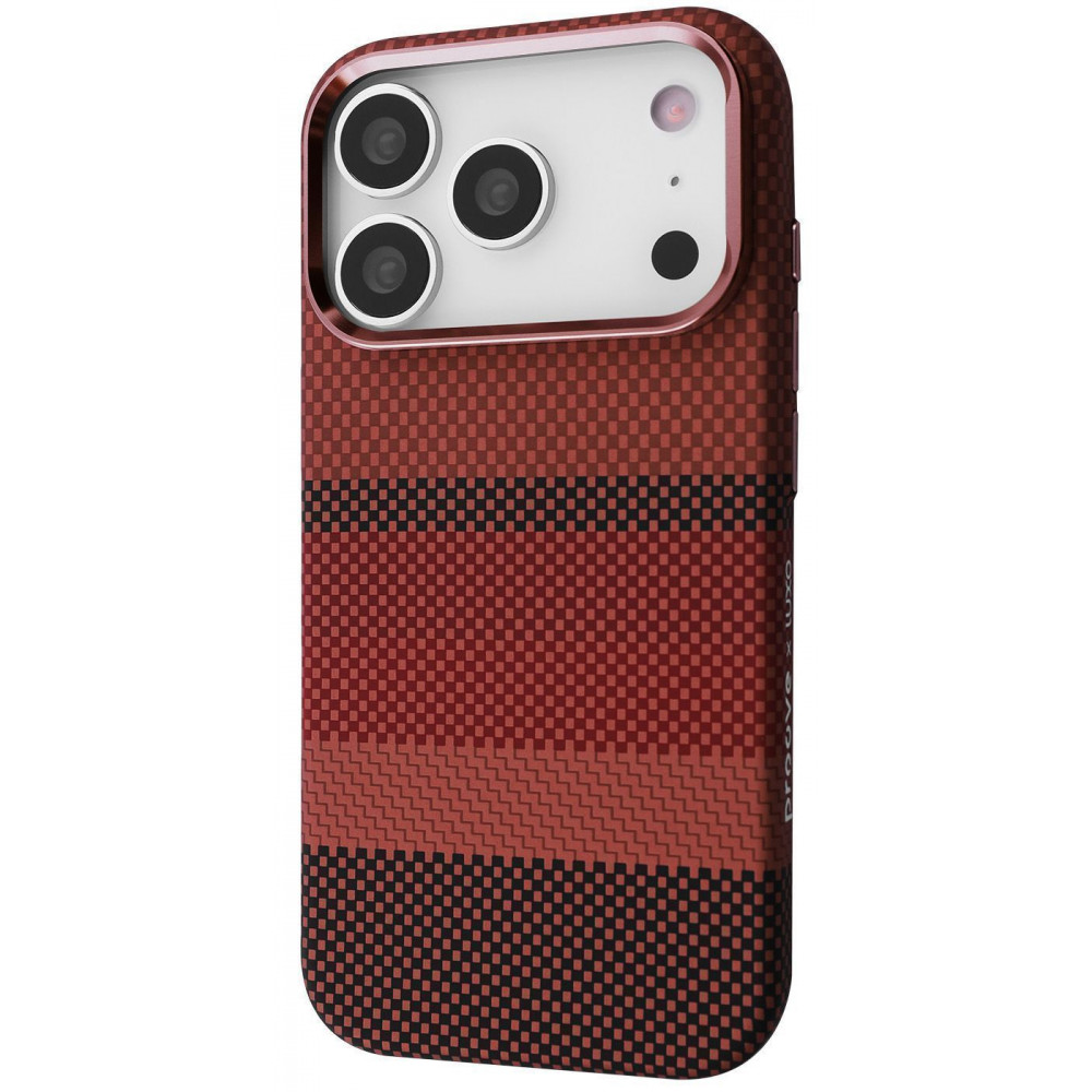 Чохол Proove Gleam Case with Magnetic Ring iPhone 17 Pro Max gold borders (PCGCIP17PM49) золоті краї на малюнкі №1