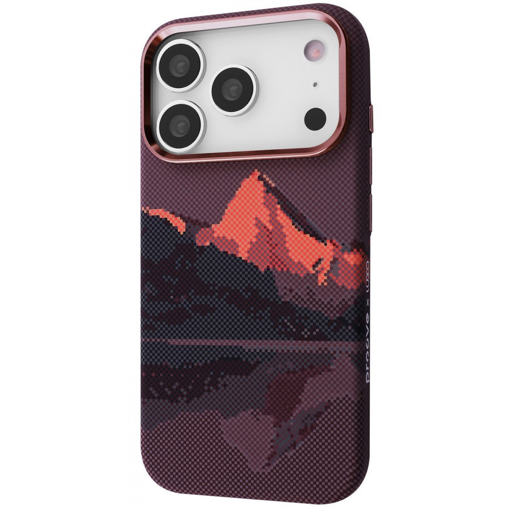 Чохол Proove Gleam Case with Magnetic Ring iPhone 17 Pro Max gold peak (PCGCIP17PM66) золота вершина на малюнкі №1