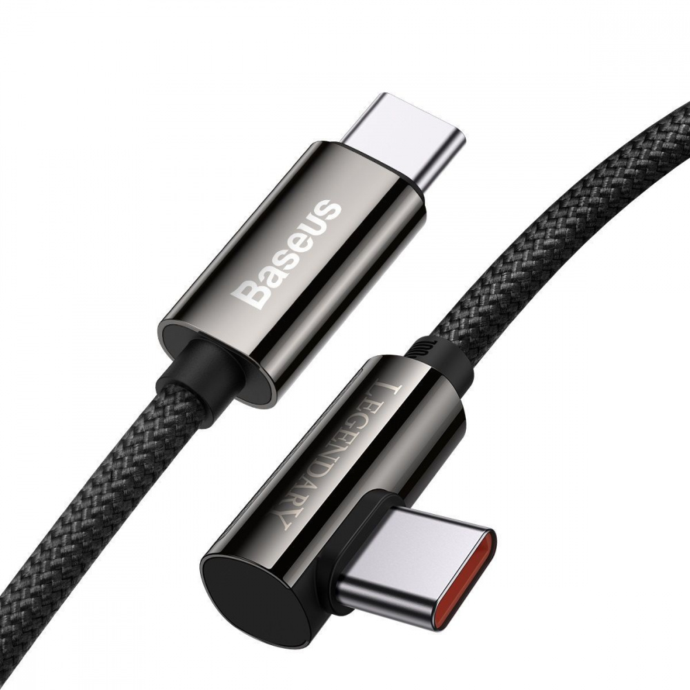 Кабель Baseus Legend Series Elbow Fast Charging Type-C to Type-C 100W (1m) — Придбати в Україні - фото 5