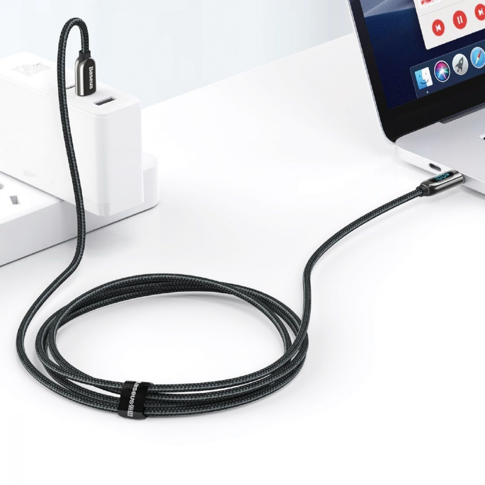 Кабель Baseus Display Fast Charging Type-C to Type-C 100W (1m) — Придбати в Україні - фото 3