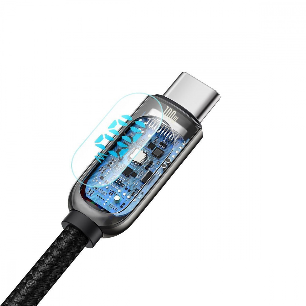 Кабель Baseus Display Fast Charging Type-C to Type-C 100W (1m) — Придбати в Україні - фото 4