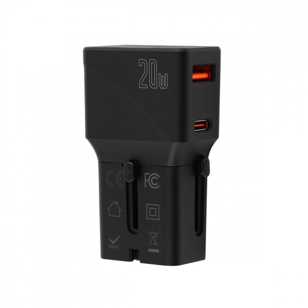 Travel Adapter Yesido MC17 Type-C 20W (UK/EU/US/AUS) — Придбати в Україні