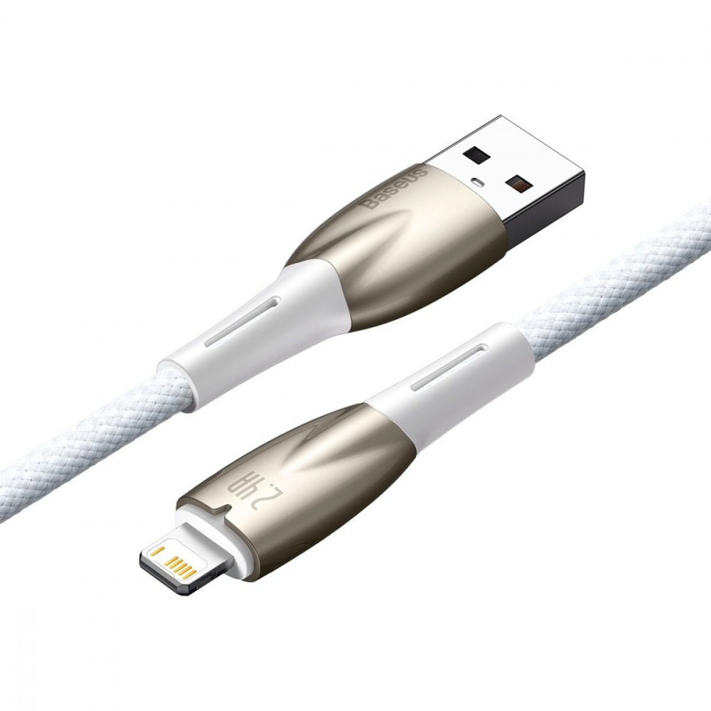 Кабель Baseus Glimmer Series Fast Charging Lightning 2.4A (1m) — Придбати в Україні - фото 2