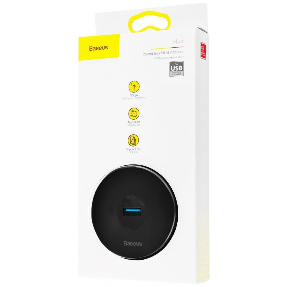USB-Хаб Baseus Round Box USB to USB 3.0 + 3USB 2.0. — Придбати в Україні