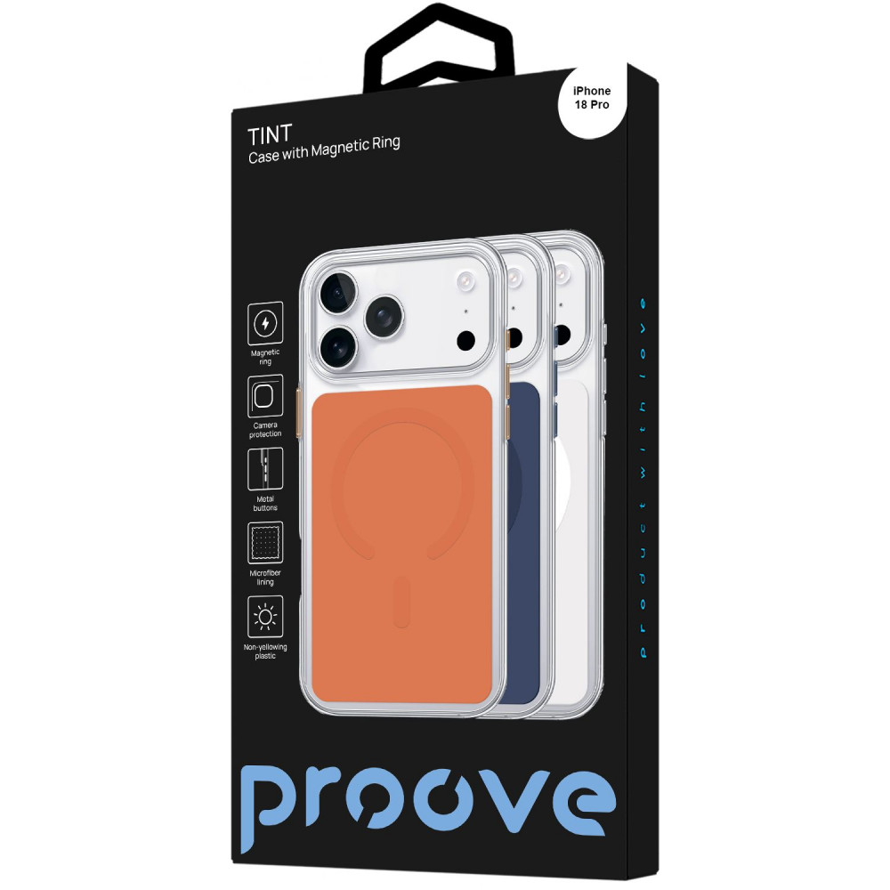 Чохол Proove Tint Case with Magnetic Ring iPhone 18 Pro Max — Придбати в Україні - фото 1