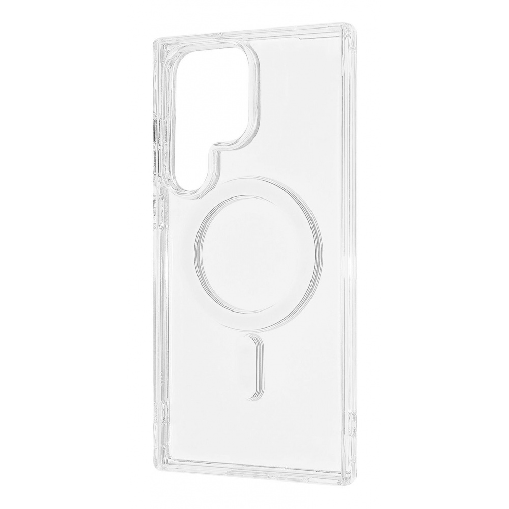 Чехол WAVE Clear Case (PC+TPU) with Magnetic Ring Samsung Galaxy S25 Ultra