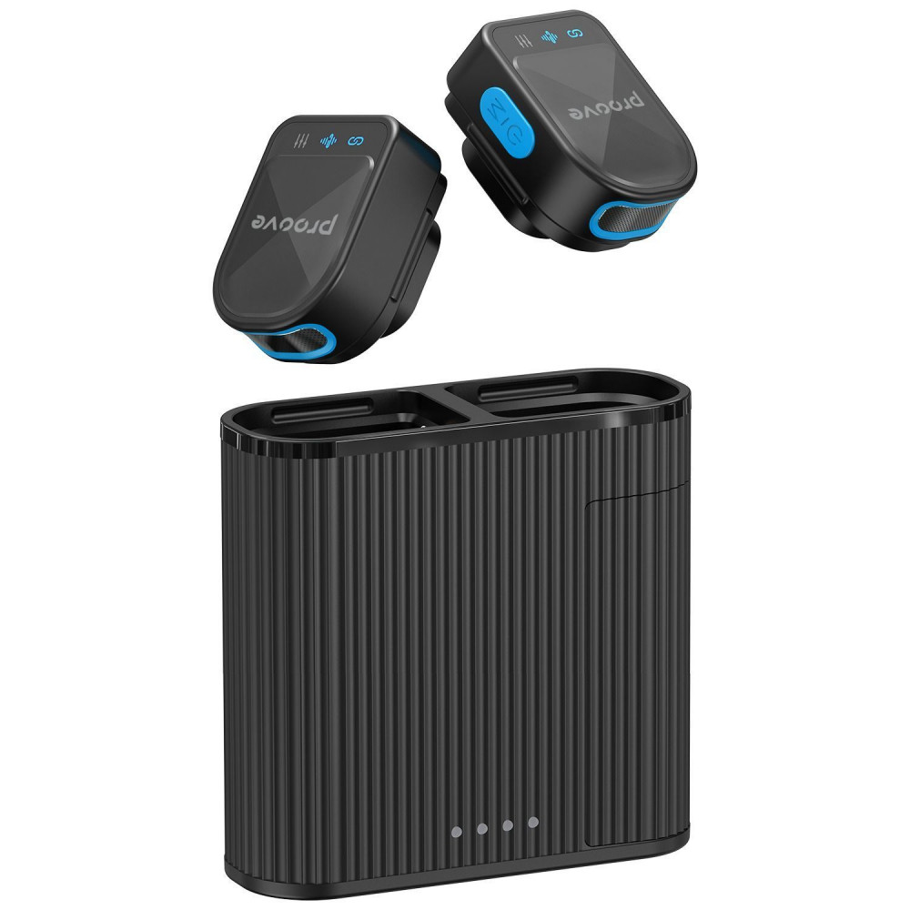 Беспроводной петличный микрофон Proove DualCast black (PDWM00002001) Черный на картинке №3