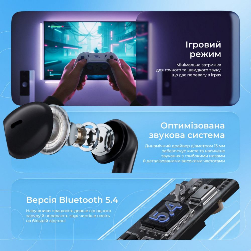 Беспроводные наушники Proove Digital TWS (APP) - фото 1