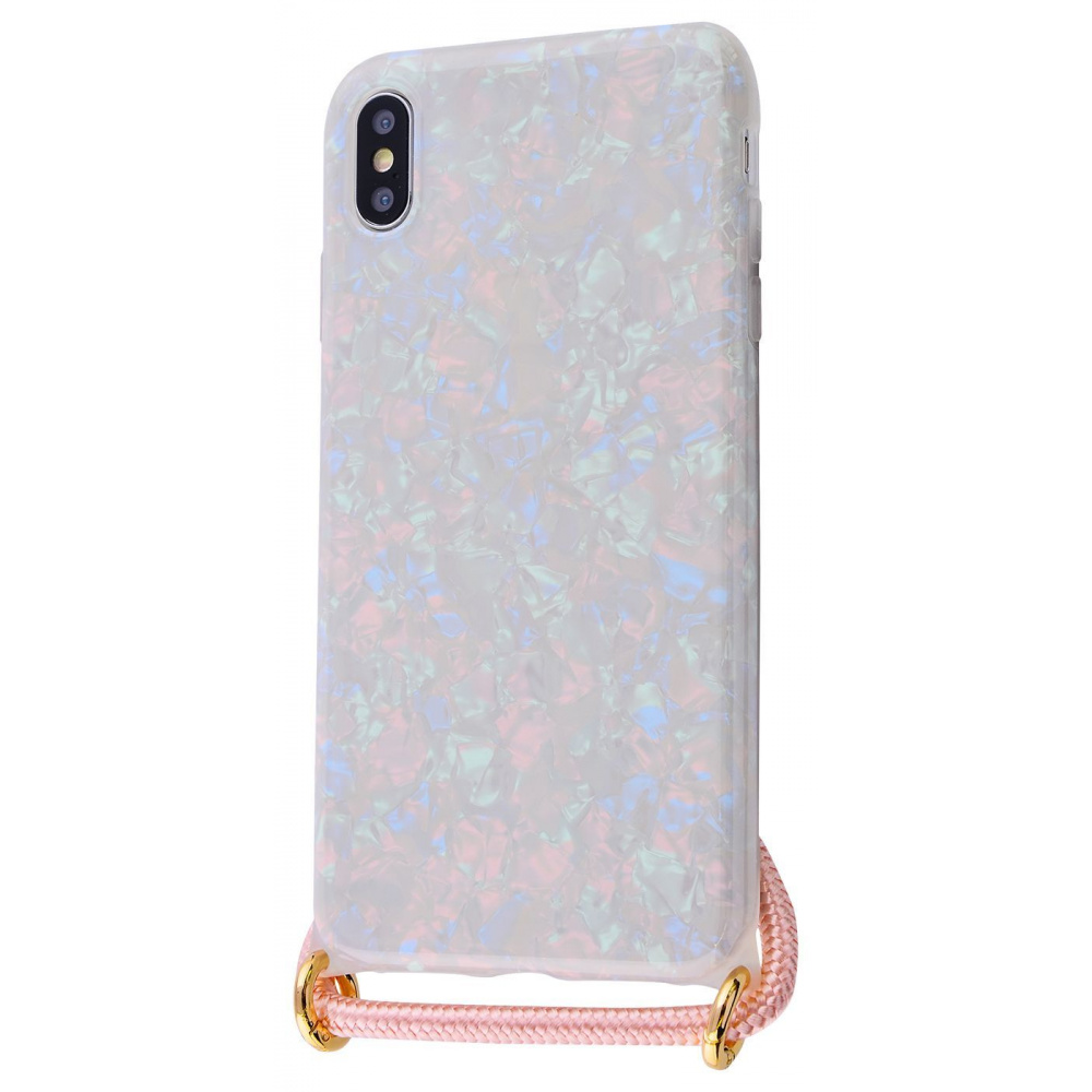 Чехол Confetti Jelly Case with Cord (TPU) iPhone Xs Max - фото 9