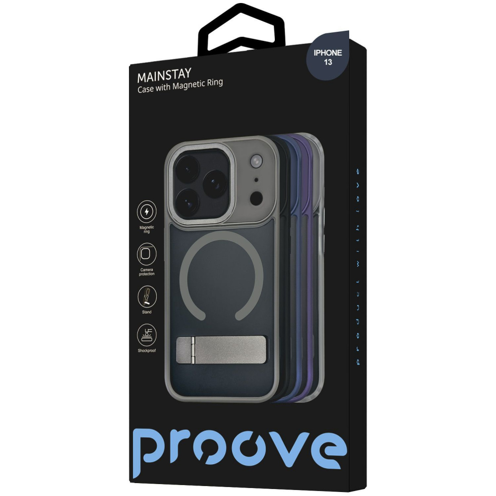 Чехол Proove Mainstay Case with Magnetic Ring iPhone 13 - фото 1