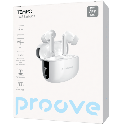 Бездротові навушники Proove Tempo TWS with ANC (APP) — Придбати в Україні