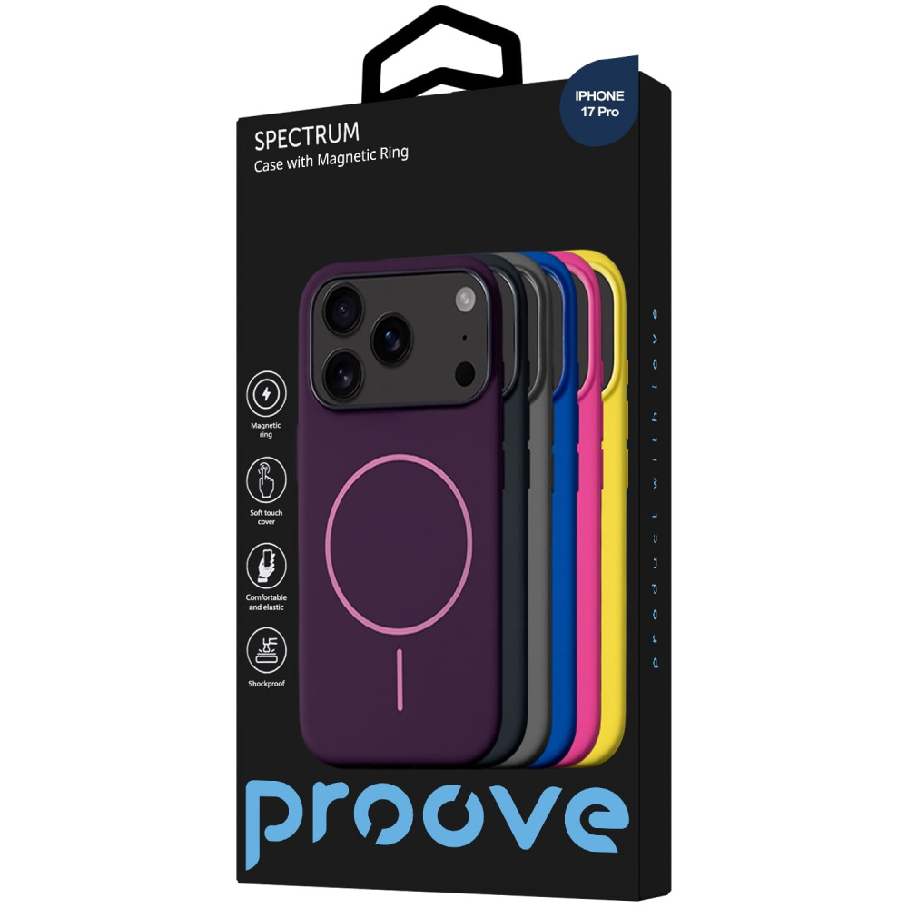 Чехол Proove Spectrum Case with Magnetic Ring iPhone 17 Pro - фото 1