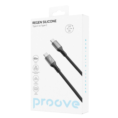 Кабель Proove ReGen Silicone Type-C to Type-C 60W (1m) — Придбати в Україні