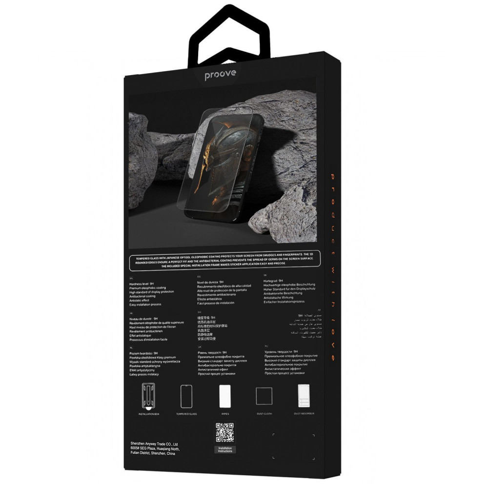 Защитное стекло Proove Achilles Installation Box iPhone 16 Pro Max - фото 2