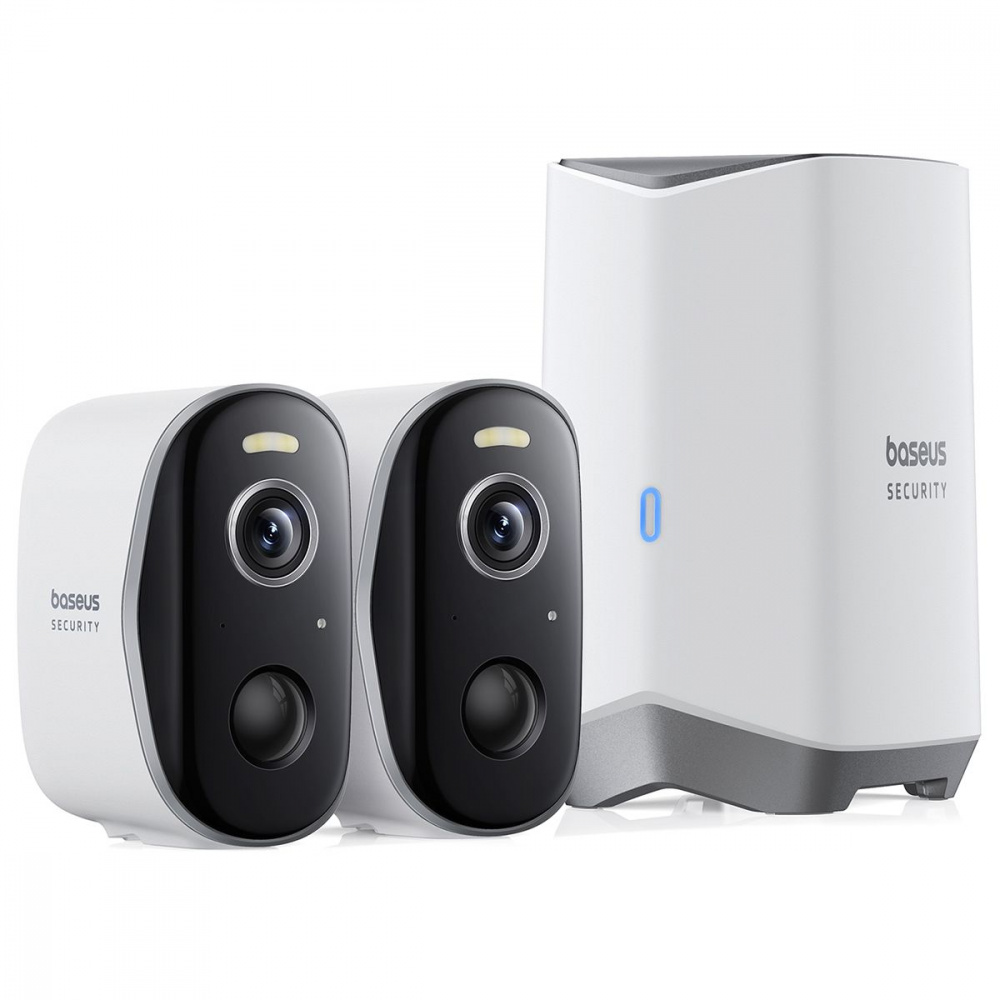 Набір камер Baseus Security 2K N1 Plus Outdoor (2pcs) — Придбати в Україні