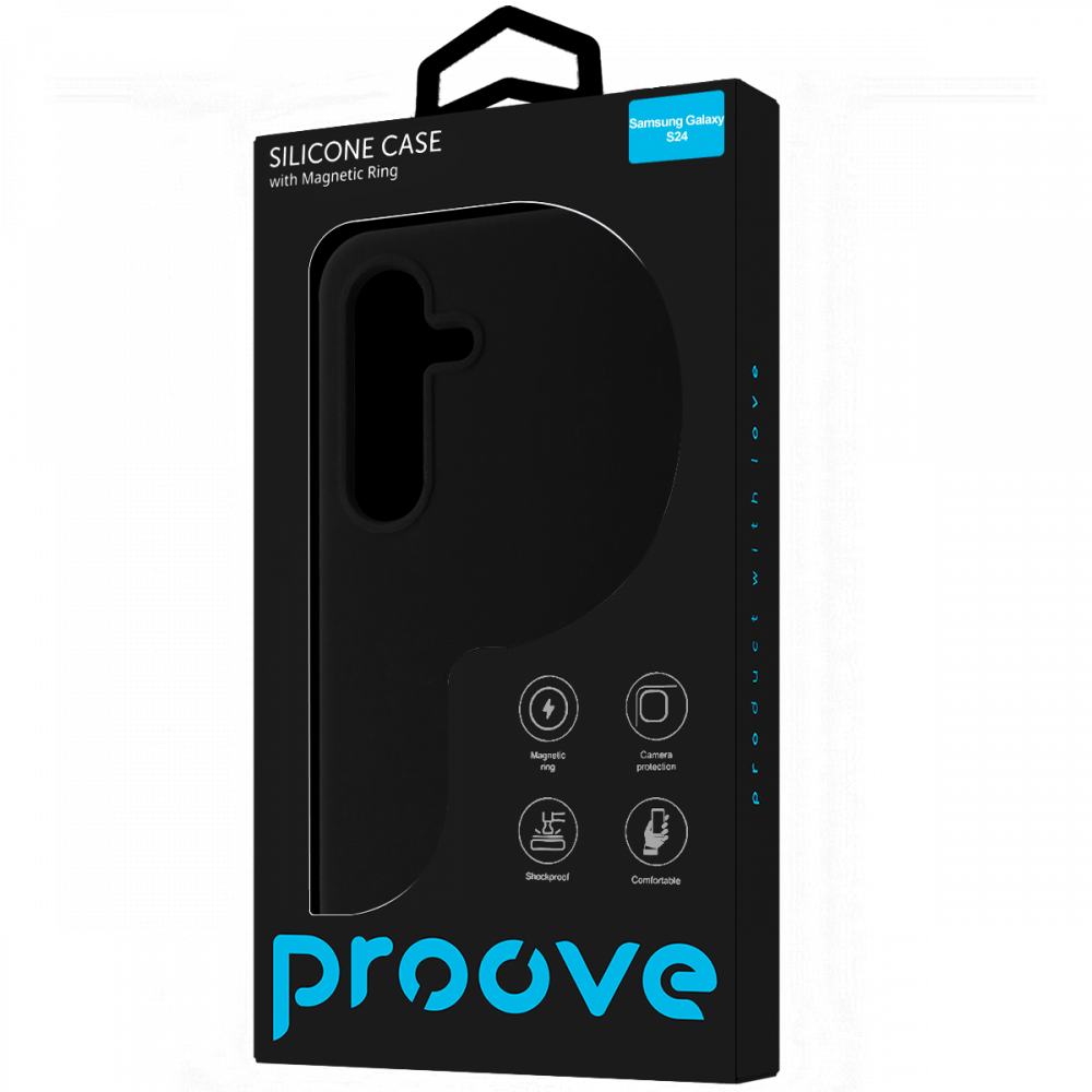 Чехол Proove Silicone Case with Magnetic Ring Samsung Galaxy S24 - фото 1