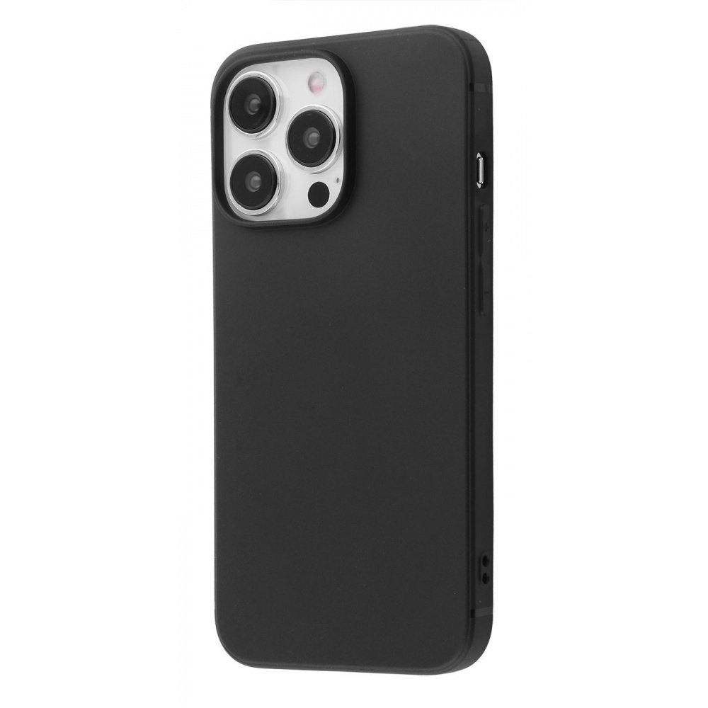 Чохол Силікон 0.5 mm Black Matt iPhone 13 Pro Max — Придбати в Україні