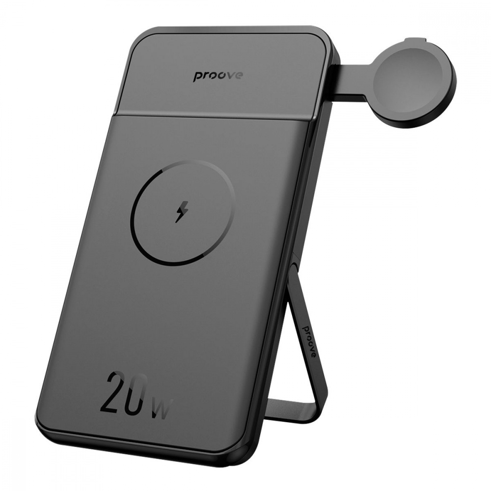 Портативна Батарея/Бездротовий ЗП Proove Power Stand 2 in 1 20W 10000mAh — Придбати в Україні