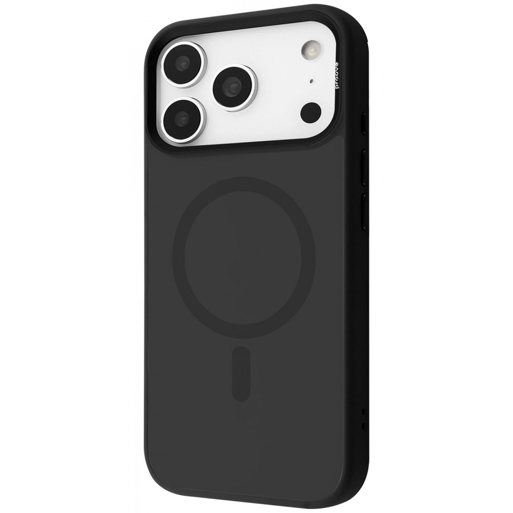 Чехол Proove Sapphire Case with Magnetic Ring iPhone 17 Pro Max black titanium (PCSAIP17PM36) Черный титан на картинке №1
