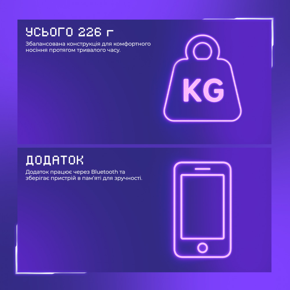 Бездротова ігрова гарнітура Proove Gaming Glimmer (APP) — Придбати в Україні - фото 13
