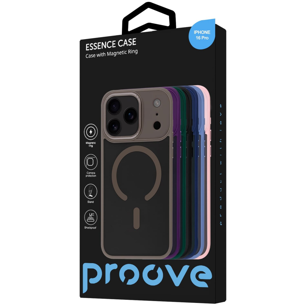 Чохол Proove Essence Case with Magnetic Ring iPhone 16 Pro — Придбати в Україні - фото 1