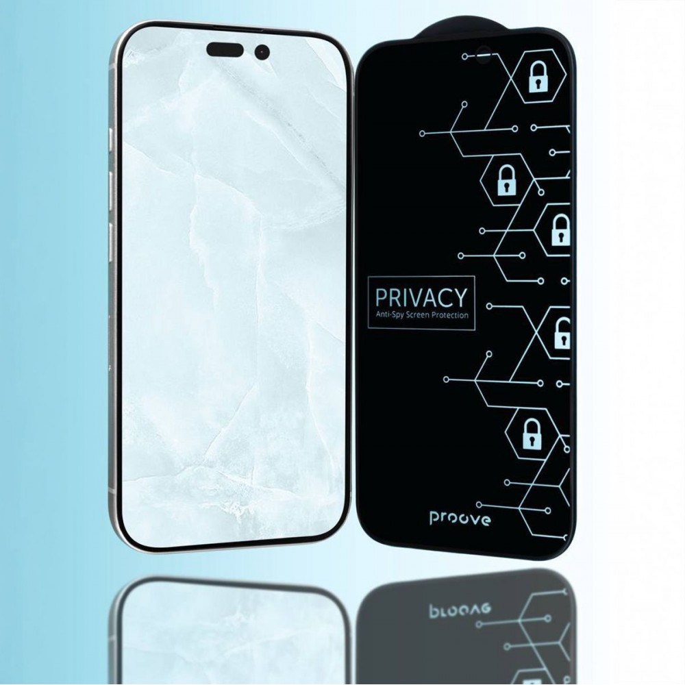 Захисне скло Proove Privacy iPhone 18 Pro Max black (PGPPRI18PM01) Чорний на малюнкі №4