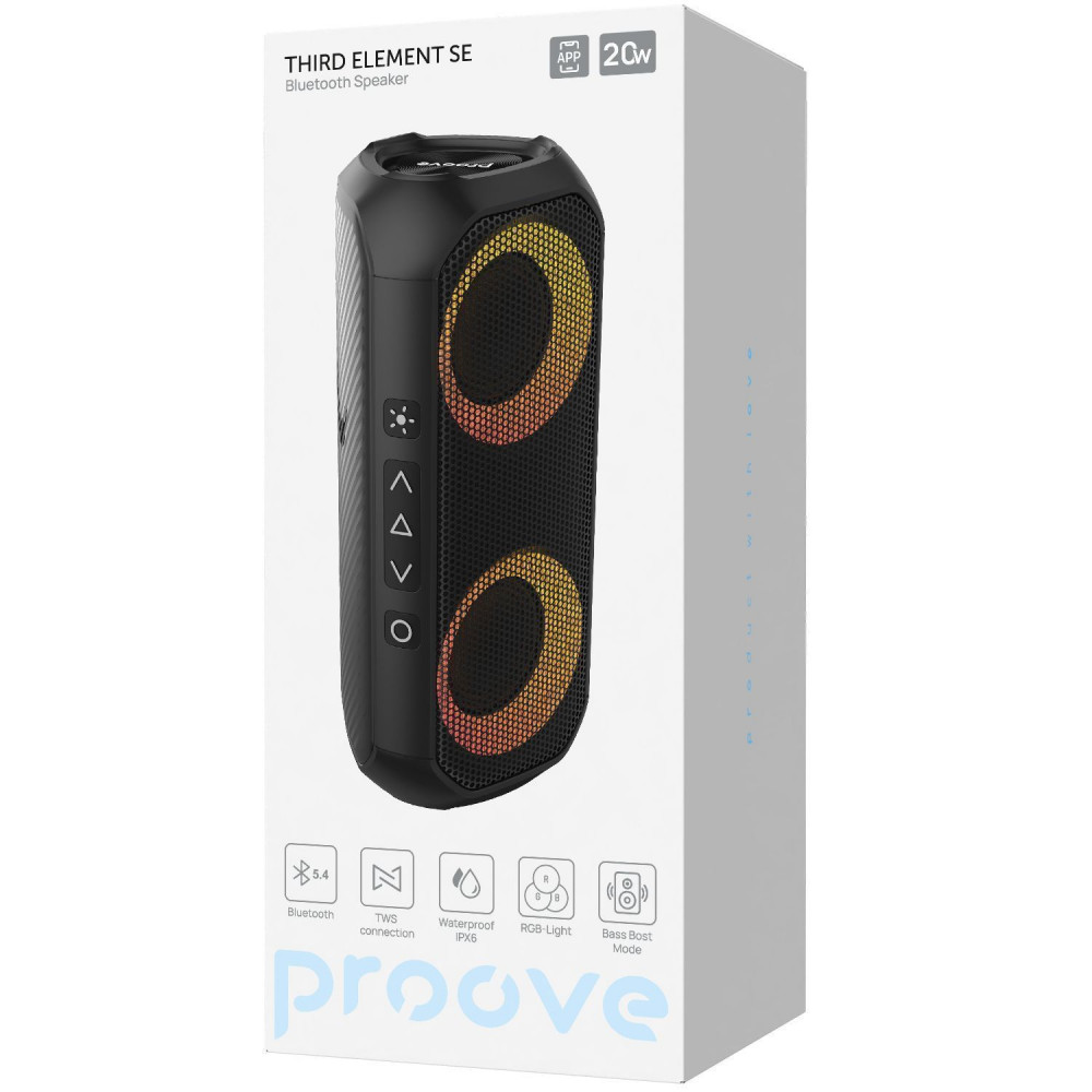 Портативна Акустика Proove Third Element SE 20W — Придбати в Україні - фото 1
