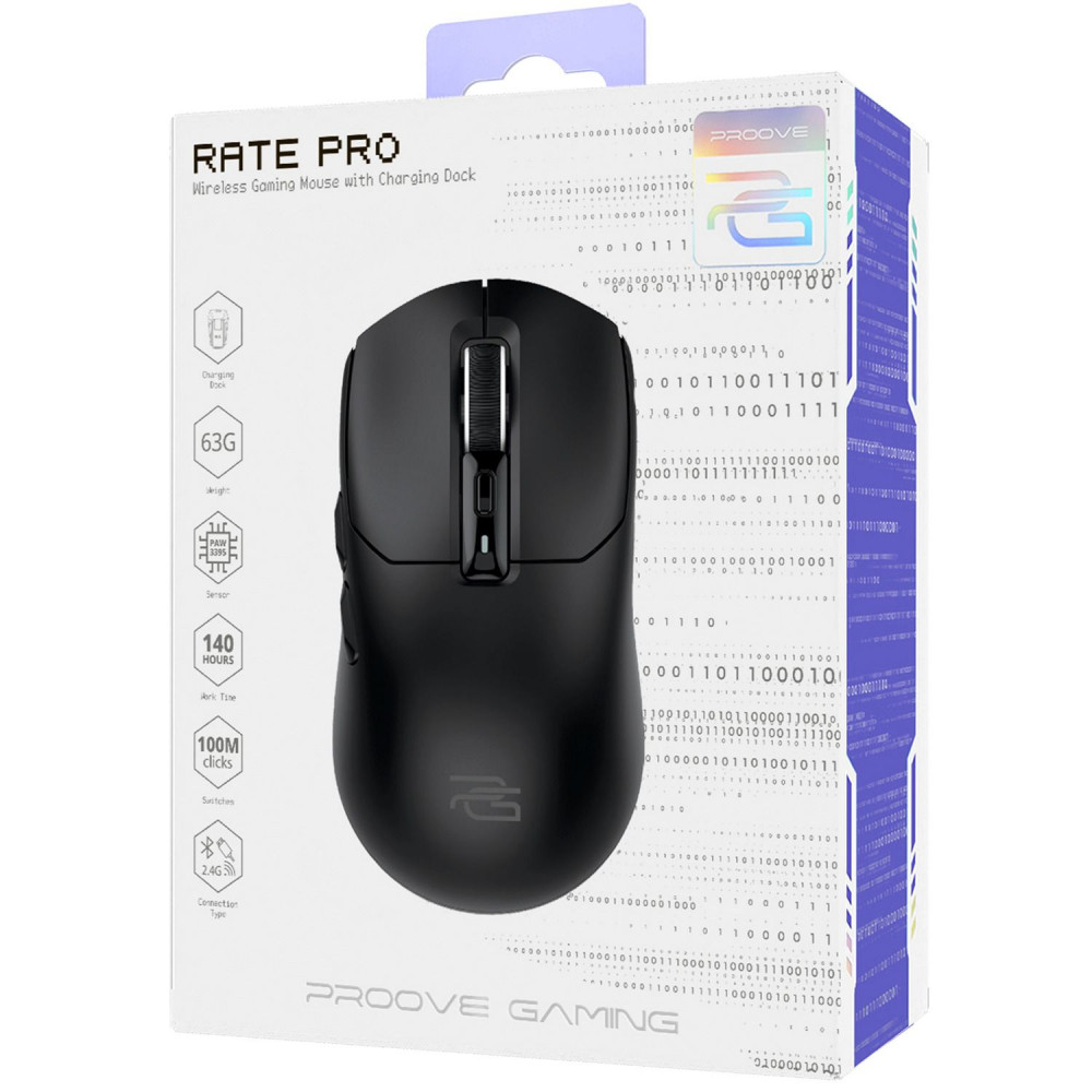 Бездротова ігрова миша Proove Gaming Rate Pro with Charging Dock — Придбати в Україні - фото 1