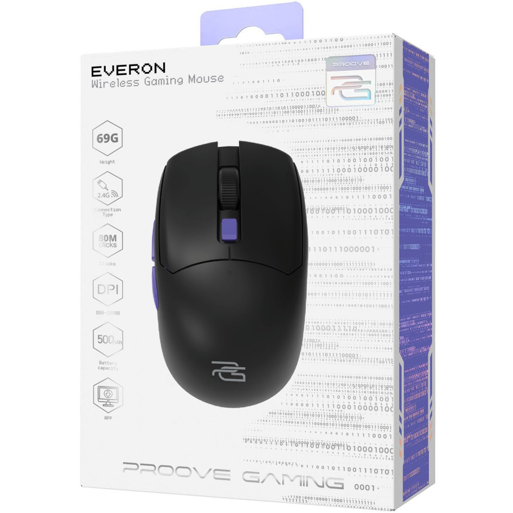 Бездротова ігрова миша Proove Gaming Everon black