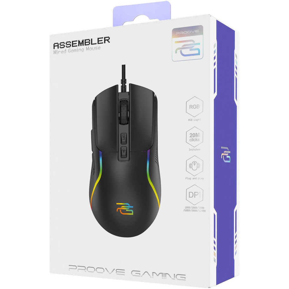 Дротова ігрова миша Proove Gaming Assembler — Придбати в Україні