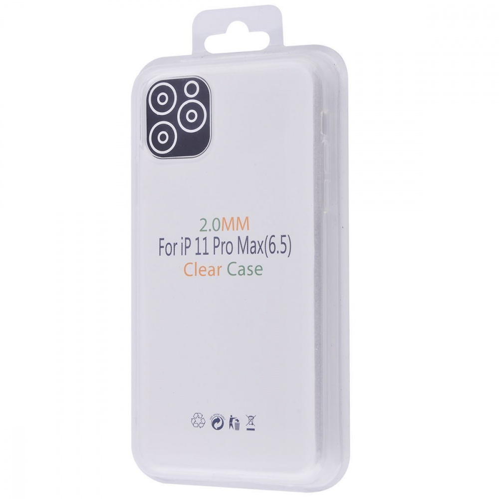 Чехол Silicone Clear Case 2.0 mm (TPU) iPhone 11 Pro Max - фото 1