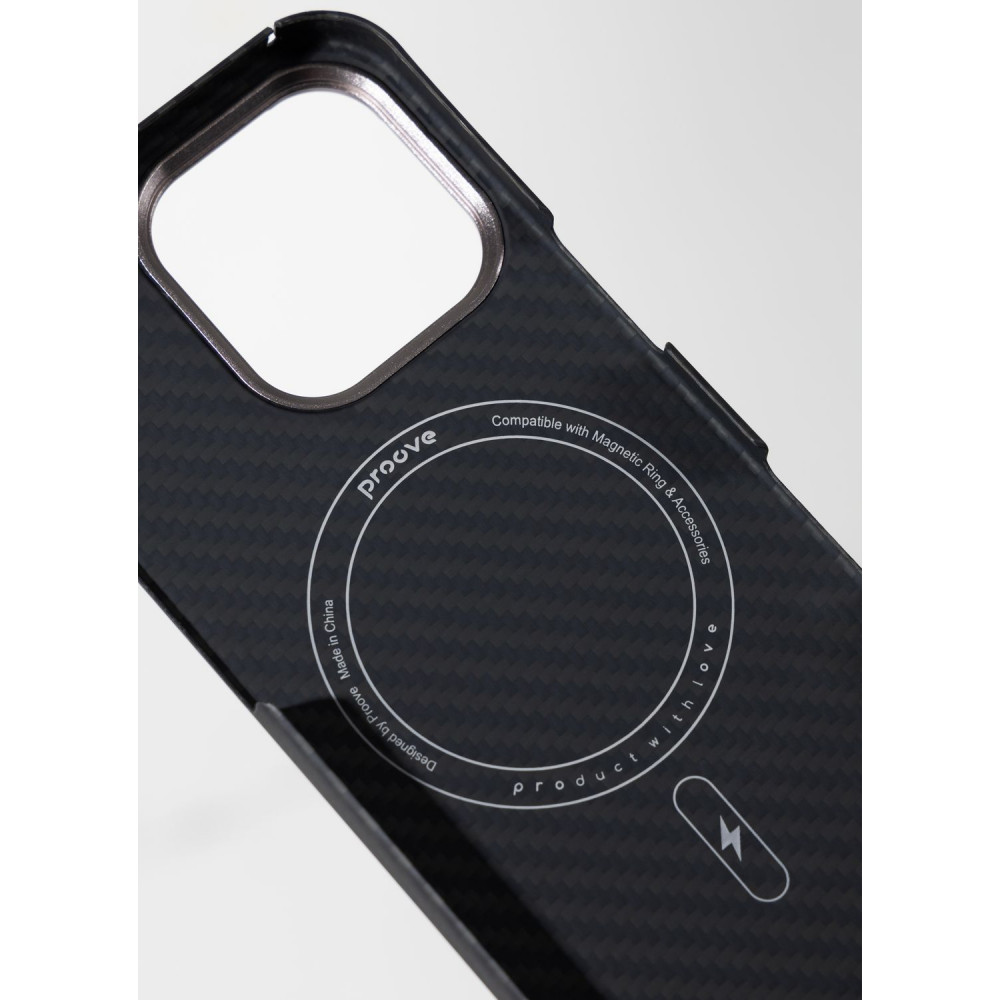 Чохол Proove Carbon Slim with Magnetic Ring iPhone 16 Plus — Придбати в Україні - фото 22