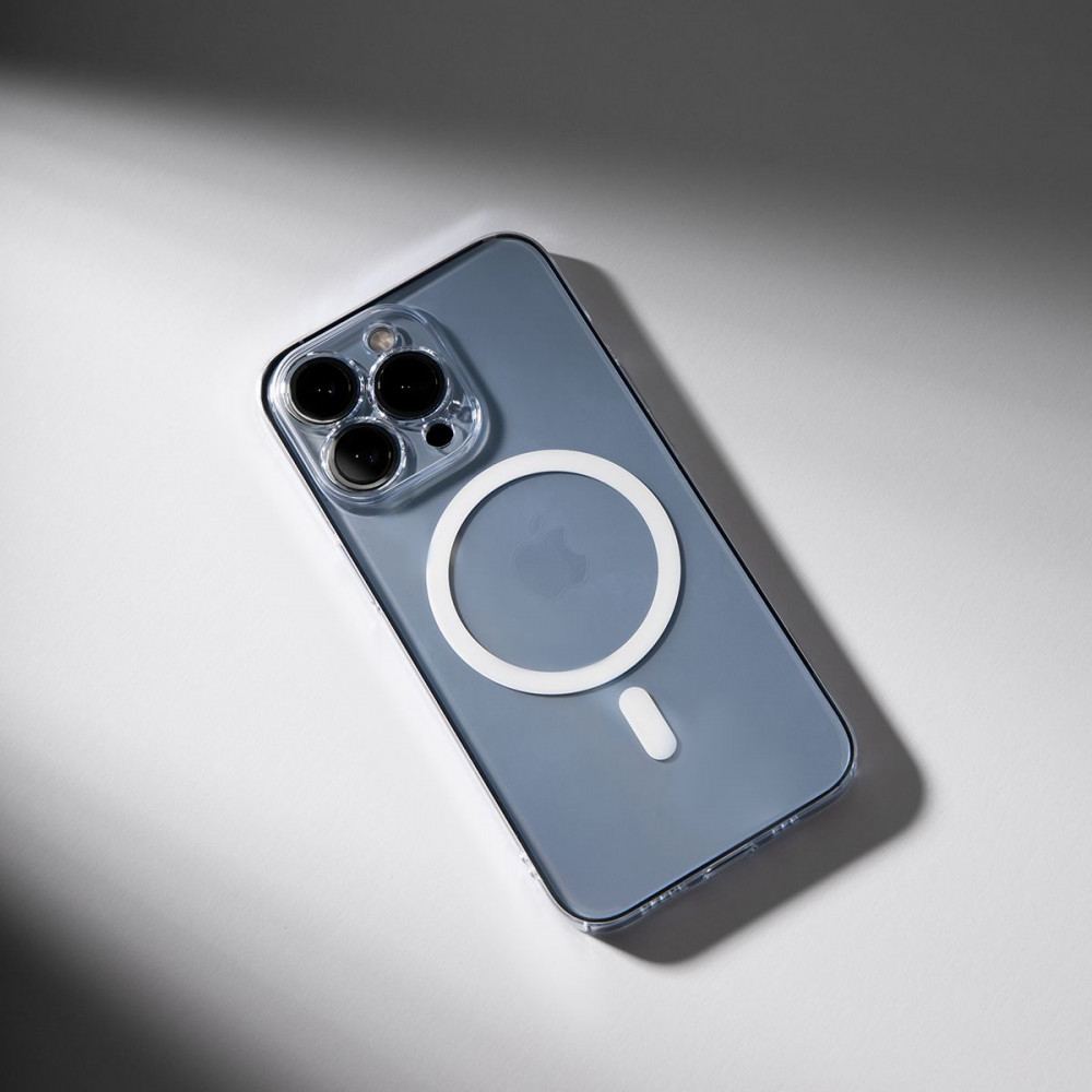 Чехол Proove Crystal Case with Magnetic Ring iPhone 17 Pro deep blue (PCCCIP17P062) Синий на картинке №4