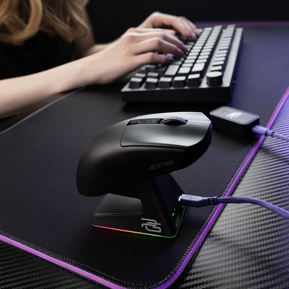 Беспроводная игровая мышь Proove Gaming Jester 8K with Charging Dock - фото 10
