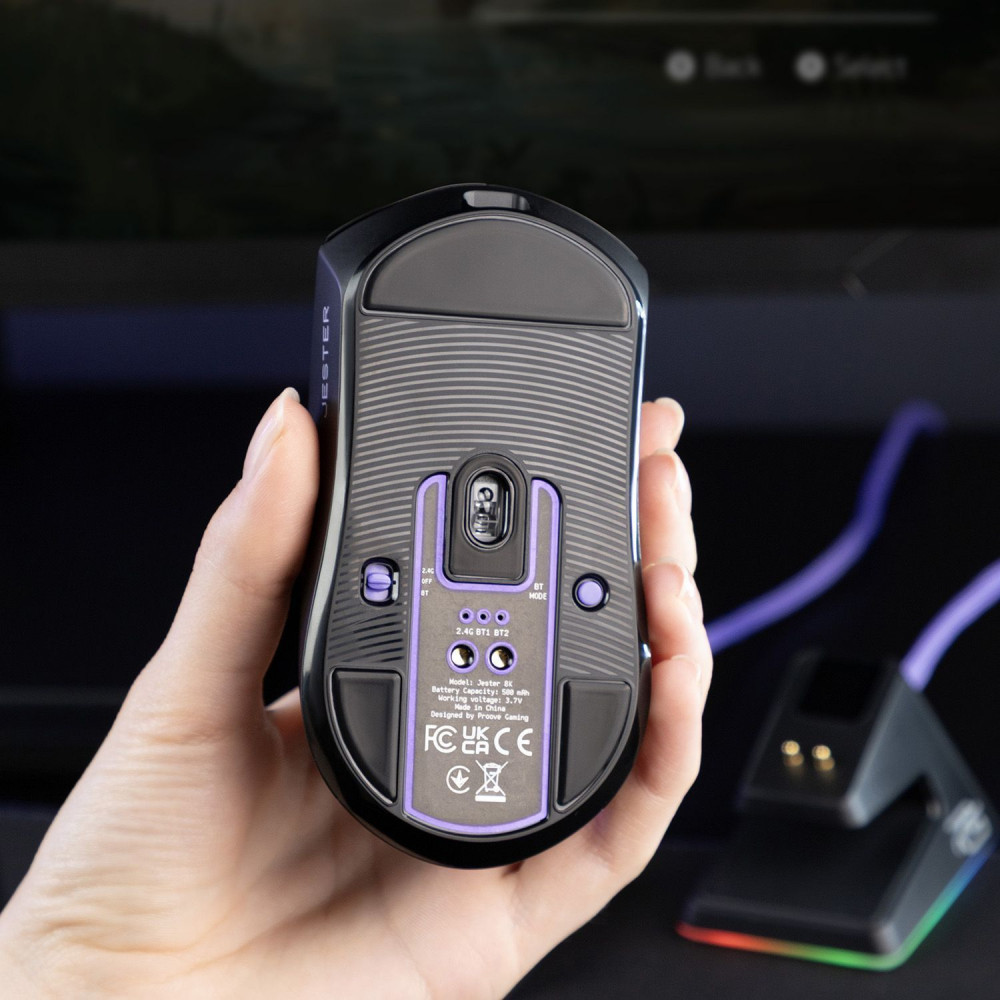 Беспроводная игровая мышь Proove Gaming Jester 8K with Charging Dock - фото 12