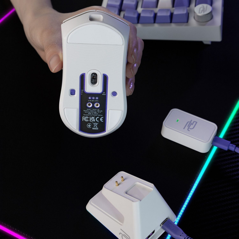 Беспроводная игровая мышь Proove Gaming Jester 8K with Charging Dock - фото 18