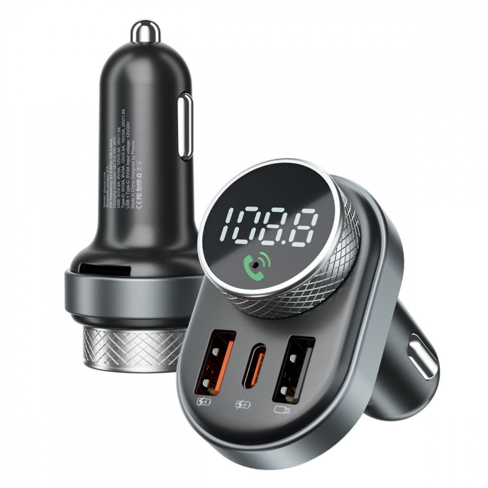 АЗП Proove FM Launcher Sound Link 30W (PD+QC3.0) Type-C+USB — Придбати в Україні - фото 4