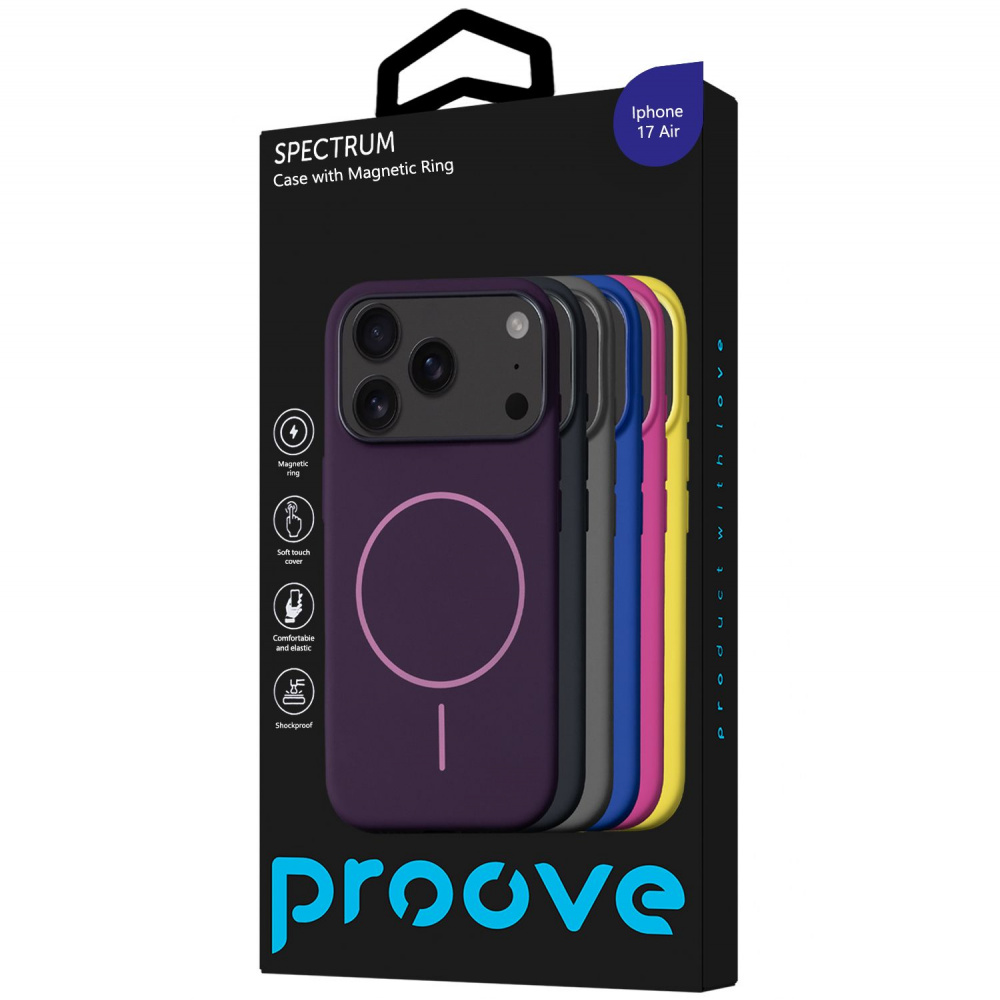 Чехол Proove Spectrum Case with Magnetic Ring iPhone 17 Air - фото 1