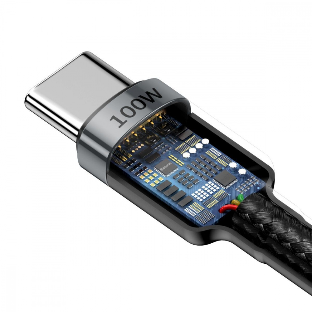Кабель Baseus Cafule Type-C to Type-C PD 2.0 100W (2m) — Придбати в Україні - фото 2