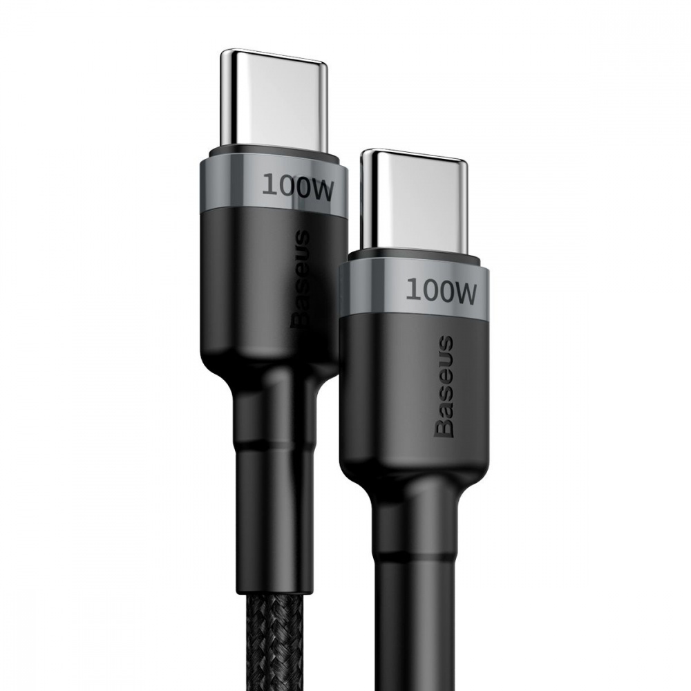 Кабель Baseus Cafule Type-C to Type-C PD 2.0 100W (2m) — Придбати в Україні - фото 5