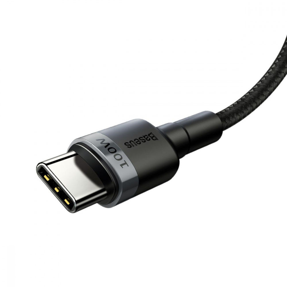 Кабель Baseus Cafule Type-C to Type-C PD 2.0 100W (2m) — Придбати в Україні - фото 3